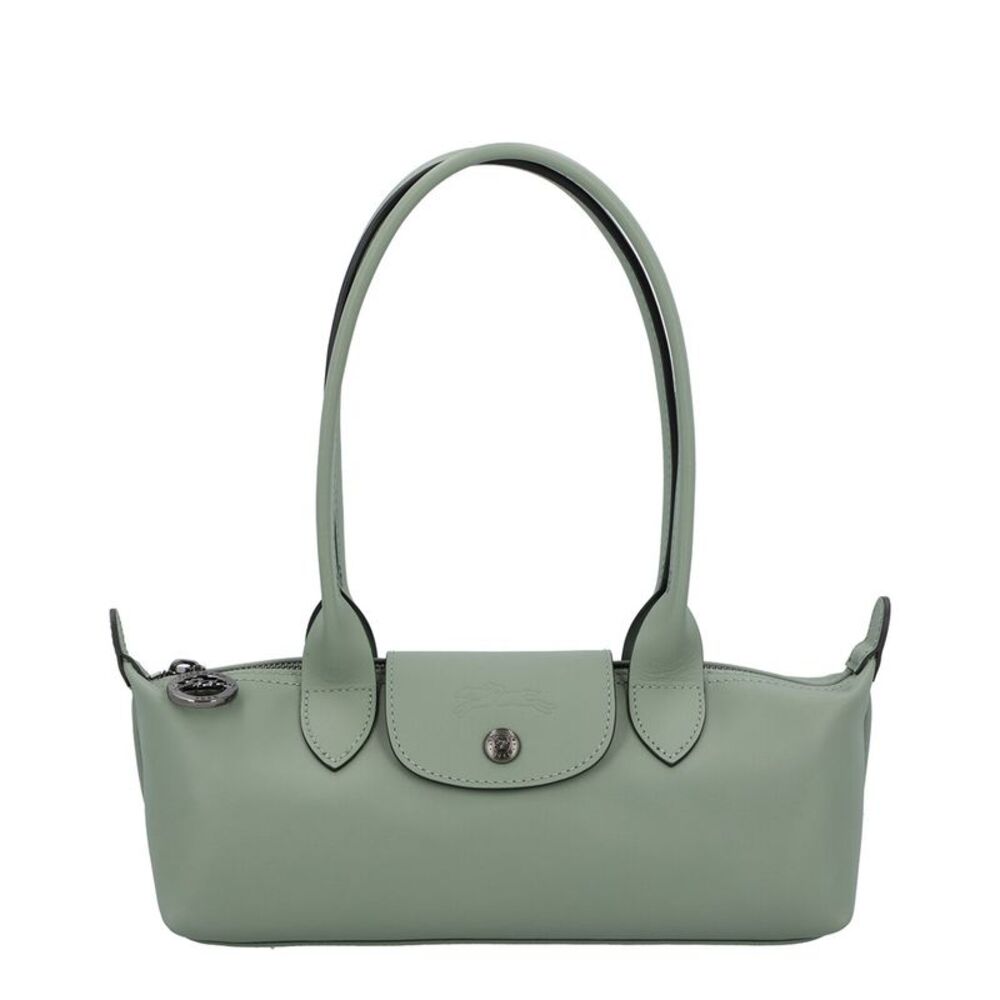 Longchamp Le Pliage Xtra Medium Leather Shoulder Bag, Green
